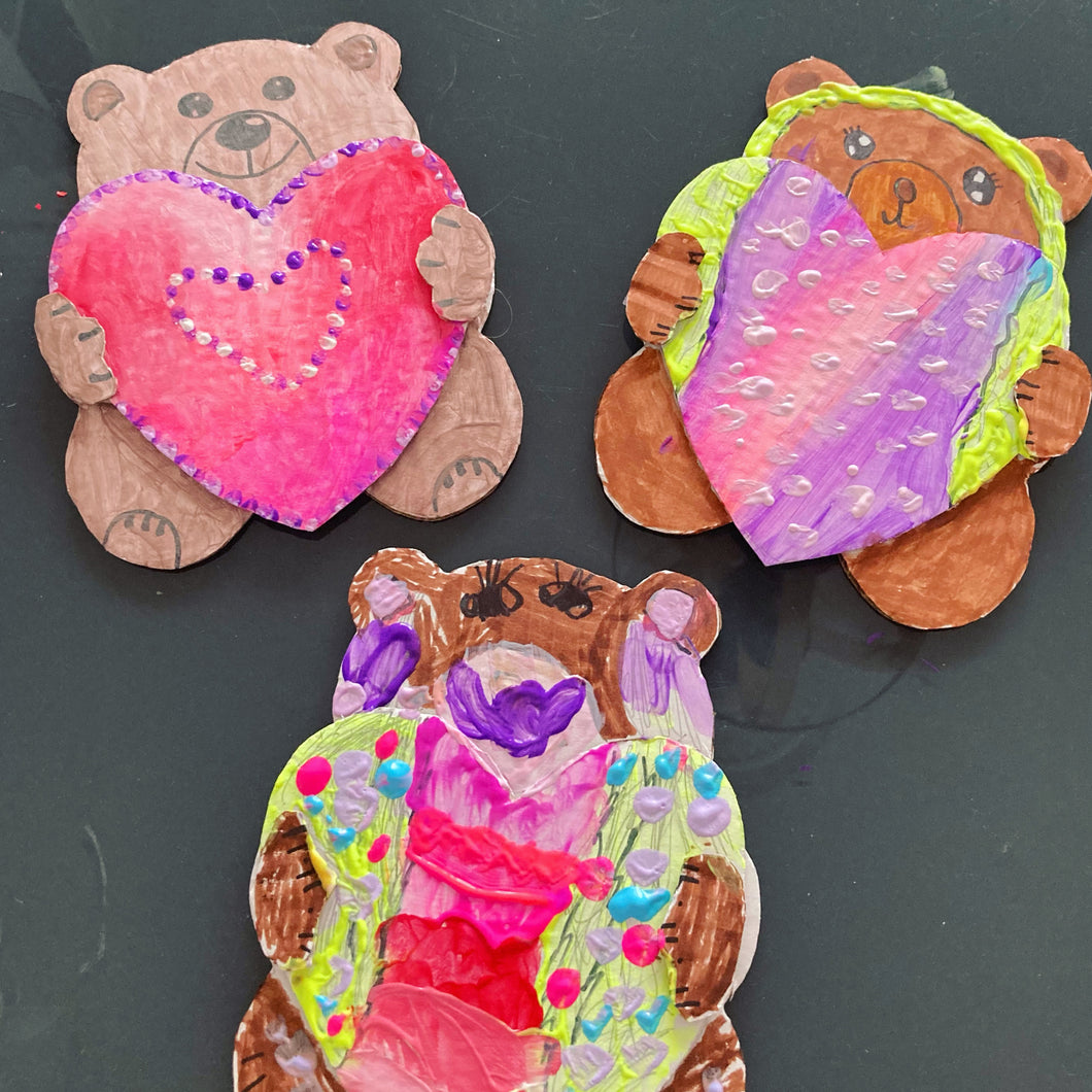 Create a Teddy Bear Art Kit Bundle